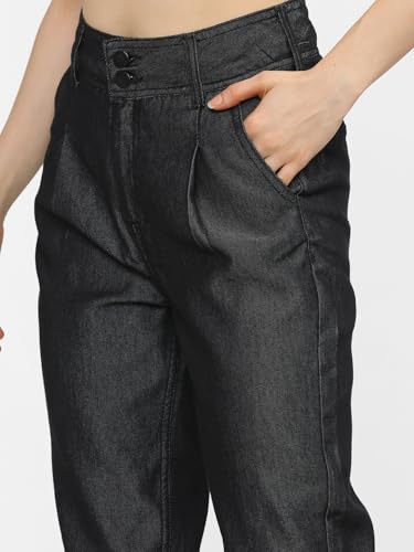 Image of Tokyo Talkies Women's Regular Fit Cropped Jeans| Mid-Rise| Jeans Pant