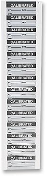 MULTICOMP PRO 7827330 Calibrated Labels 16 x 38mm Metalised Polyester 350 Pack Black