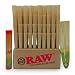 Raw Pre-Rolled Cones Classic King: 200 Pack | King Size Rolling Papers with Filters | Extra Clean and Slow Burning RAW Cone | Includes Green Blazer Doob Tube