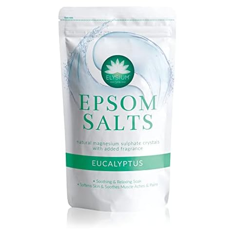 ELYSIUM SPA Natural Eucalyptus Epsom Salts, White, 450 g Cover
