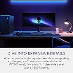 Alienware 34 Curved Gaming Monitor – AW3425DWM - 34-inch WQHD 180Hz 1ms Display, 1500R, AMD FreeSync Premium, VESA AdaptiveSync. - Image 2