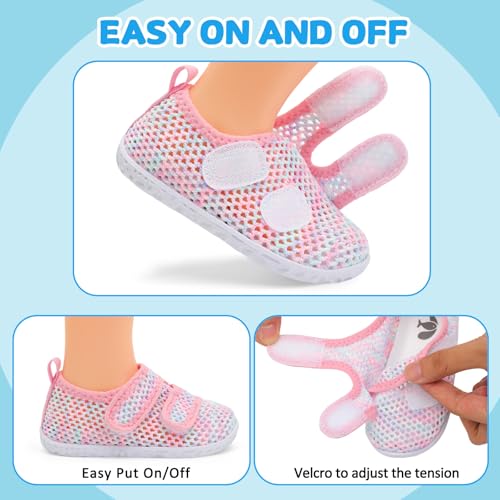 Image of FEETCITY Baby Boys Girls Water Shoes Quick Drying Aqua Sock for Outdoor Beach Pool Shoes Infant Summer Sandals