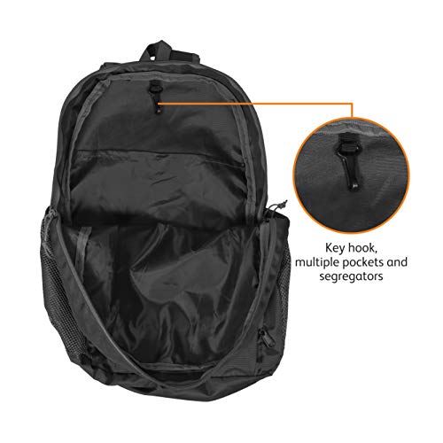 Image of Tripole Foldable 20L Backpack |Trekking and Daily Use (Black)