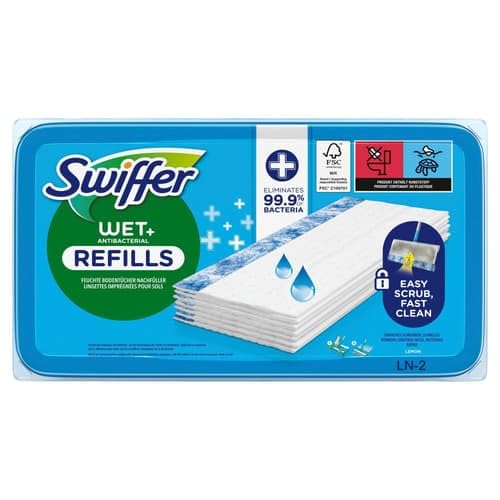 Swiffer Recambios húmedos con frescor cítrico (20 piezas)