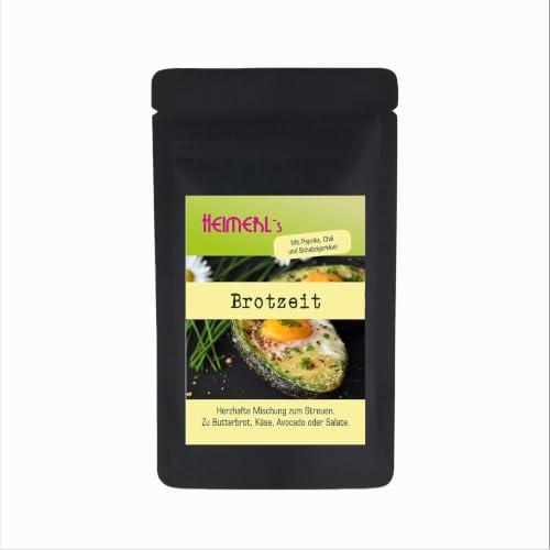 HEIMERLs Brotzeit Gewürz | mit Schabzigerklee | Herzhaftes Streuwürz für Butterbrot, Avocado oder...