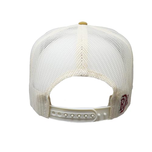 Image of Red Dirt Hat Company Adjustable Snapback Rope Hat - Stylish Snapback Trucker Cap for Men & Women, One Size Fits All (US, Alpha, One Size, Dawn - Brown)