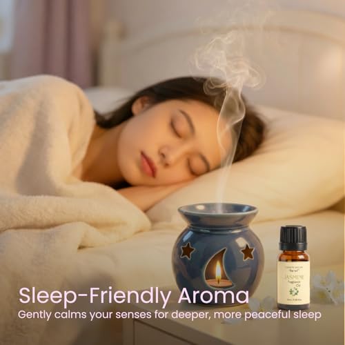 Image of Floryn Decor 15ml Aroma Oil Fragrance Oil for Diffuser, Candles, Soap & Aroma Therapy | Long Lasting Floral Scent | Premium Concentrated Aroma Oil (Jasmine)