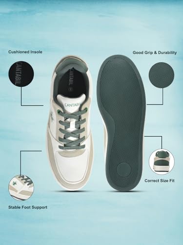 Image of Cantabil Casual Shoes for Men White