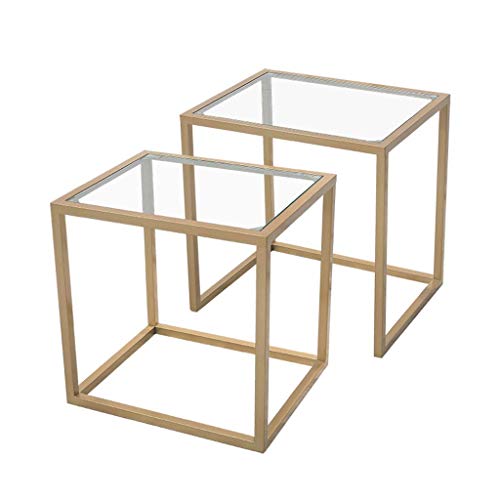 Home Side Table Desksimple Coffee Table Combination Tempered Glass Tab