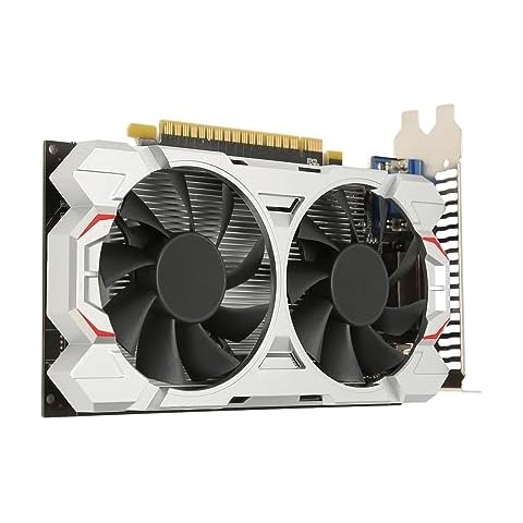 Yunir 1050 Ti Graphics Card, 4GB, 128 Bit, GDDR5, Desktop Video Card for PC Gaming, DisplayPort, DVI D, PCI Express X16 3.0, 8K Support, Cooling Fans (GTX1050Ti 4GB DDR5 128bit) Cover