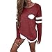 Produktbild Aberimy Damen Elegant Stillshirt Langarm Maternity Langarmshirt Stillpullover Stilltop Umstandsshirt Baumwolle Leopard-Druck Mode Casual Schwangerschaft Umstandsmode Still Shirt Oberteile T-Shirt