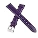 Produktbild Sharplace Armband Leder Ersatz Uhrenarmbänder Uhrenarmband Watch Band Ersatzarmband für Uhren - 20mm Lila