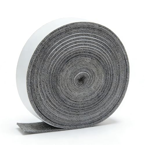 Replacement Gasket for Big Green Egg L/XL 16 Ft High Temp Self Stick Felt Seal Tape 7/8 x 1/8 Smoker Gasket