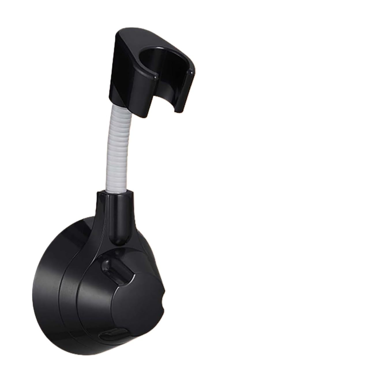 FLYIODFCXV shower head bracket, Suction Cup Type Handheld Removable Adjustable Angle Shower Handle Holder Proof Show(Black)