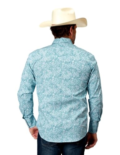 ROPER Western Shirt Mens Long Sleeve Paisley Print 03-001-0225-2108 GR2