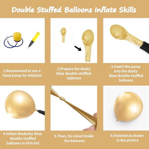 Image of 108Pcs Gold Balloon Garland Arch Kit