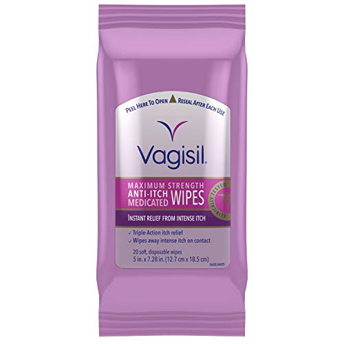Vagisil Anti-Itch Medicated Wipes 20 ea