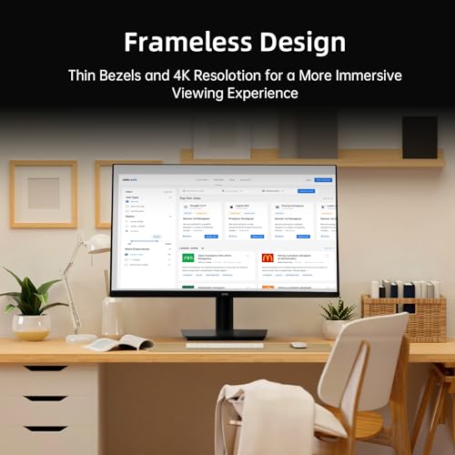 Image of KTC 24 Inch Monitor - 1080P, 100Hz FreeSync Gaming Monitor with HDR10, VESA Mountable, Adjustable Tilt, ZeroFrame Design, HDMI, VGA, Earphone Ports, PC Monitor
