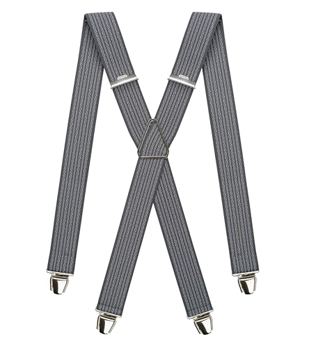 Bretelles homme larges fabriquées en France de la marque Pierrot en taille unique