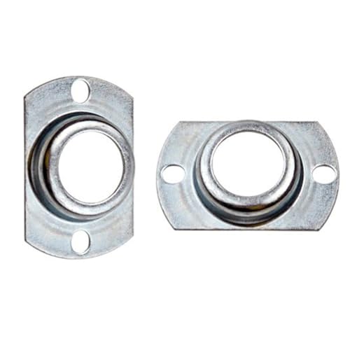 2 pcs Bearing Supports, Bearing housings, Flange Bases, Triangular, Triple-Grip, Cut-Edge Bearing Shells, 6204 6205 6206 Bearing mounting Parts (Cutting Edge type-6204)