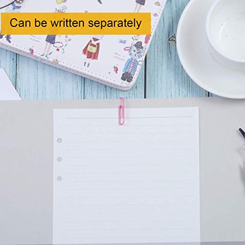 100 fogli non rilegati per quaderno, formato A5