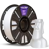 Filamento PLA Velvet High Speed 1Kg 1,75mm Efeito Aveludado Impressora 3D FDM Voolt3D (Branco Off White Velvet)