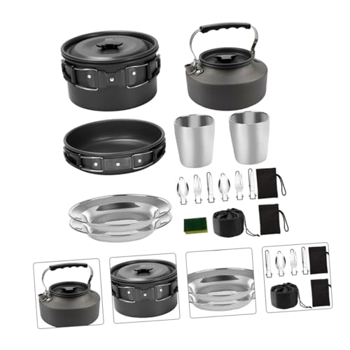 Cuisine pour barbecue léger POPETPOP avec plaque de cuisson pour le camping