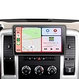 Car Stereo Touchscreen Radio Wireless Apple CarPlay/Android Auto Upgrade Compatible with Jeep Wrangler JK 2007-2018 Dodge Ram 1500 2500 2009 2010 2011 2012 Grand Cherokee