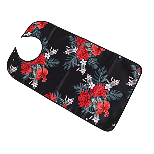 Babero para adultos fácil de poner con bolsillo recuperador impermeable de TPU