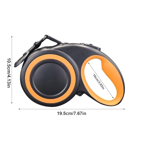 Chaîne pour chien rétractable robuste | Bande en nylon pratique 360° - 7