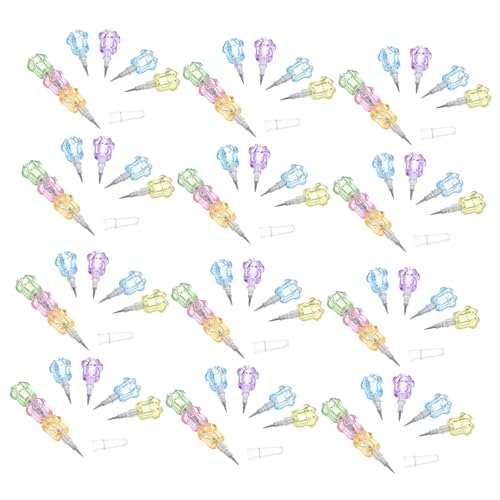 NUOBESTY 20個学生用免削り猫爪連結筆 替え芯付き 簡単操作で描画 書き込みに 教師や 向け学用品 クラスルームおもちゃにも対応