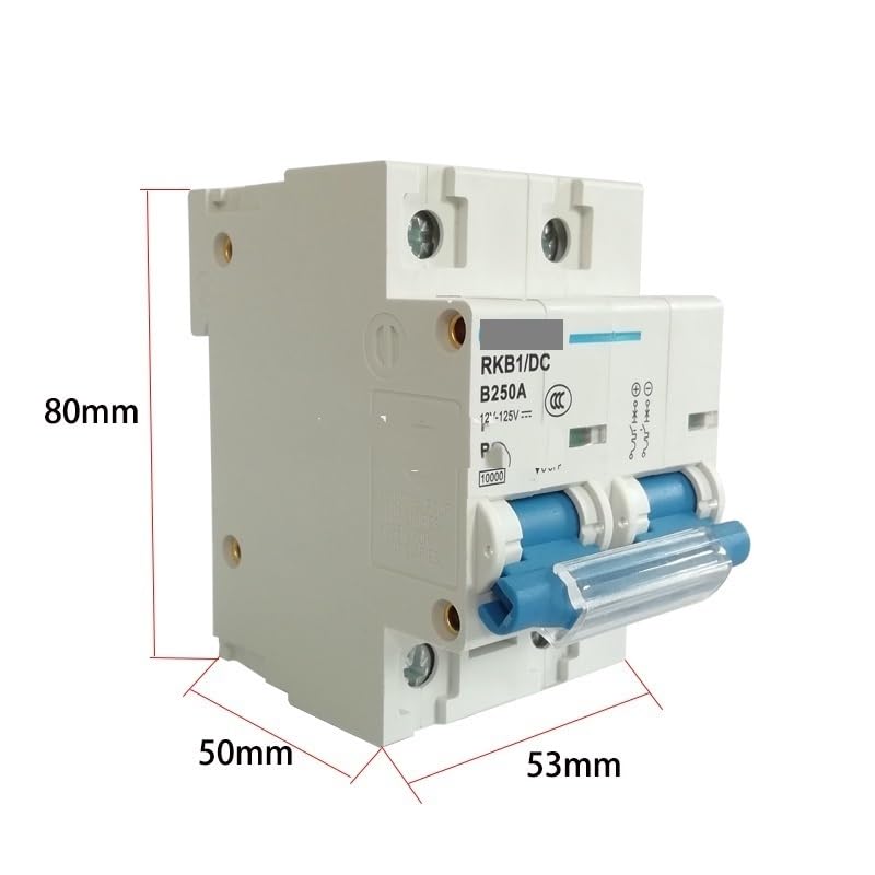 Interruttore Magnetotermico Interruttore automatico MCB DC 1P/2P 12V 24V 36V 48V 60V 72V 96V 120V 100A 125A 150A 200A 250A(2P,200A)