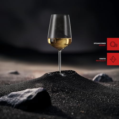 Foto von Spiegelau Weißweingläser 4er Set, 440 ml, Style, 4670182, Weinglas aus Kristallglas, spülmaschinenfest