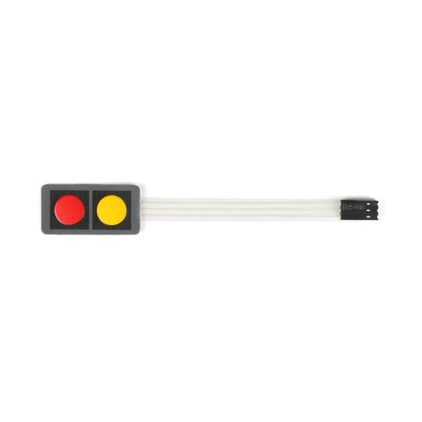 Clavier à membrane 2 touches avec panneau LED pour projets de bricolage
