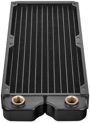 Thermaltake Pacific DIY Liquid Cooling System C240 27mm Thick High-Density Fins Single-Row Copper Tubes Copper Radiator CL-W227-CU00BL-A