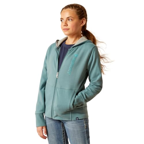 Ariat Unisex Kids' Team Logo Full Zip Hoodie3