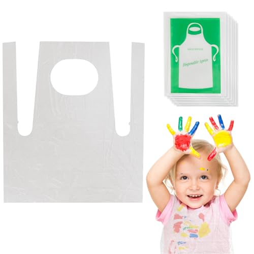 MAQIHAN Disposable Aprons for Kids