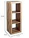 Better Homes and Gardens Furniture 3-Cube Room Organizer Storage Bookcases Weathered (3 Cube, Weathered)