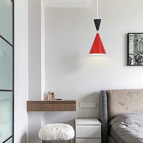 Lámpara de araña E27 minimalista con cable ajustable para techo de comedor 5