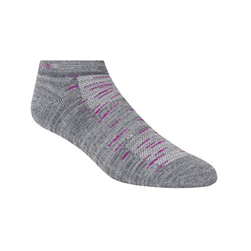 Skechers Womens Women's 6 Pack Low Cut Running Socks, Gray/Multi, 11 9 Us #TOP2