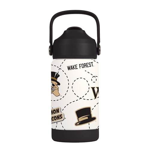 Image of Logo Brands NCAA Mascot Stainless-Steel Kids Bottle -Soft Silicone Mouthpiece, Easy To Carry, Kid-Friendly Design- Great For School & On-The-Go