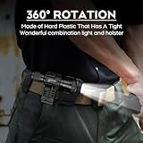 ULTRAFIRE Tactical Torch with Holster, 1200 Lumens Single Mode LED Torch with Duty Belt Torch Holder, for Police, Law Enforcement, Patrol, Security, Emergency, Outdoor, WF-501B PRO - Image 6