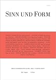  Sinn und Form 4/2021: Beiträge zur Literatur (Sinn und Form: Beiträge zur Literatur)