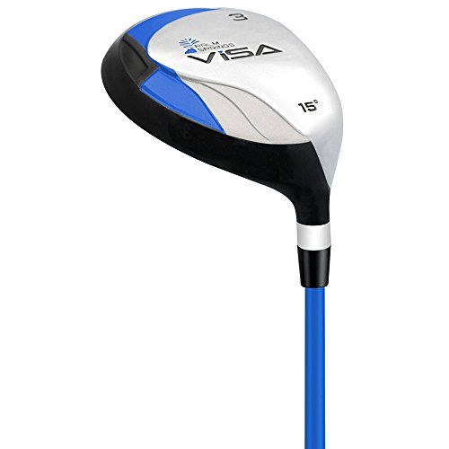 Palm Springs Golf Visa Mens +1" Tall Graphite & Steel Club Set & Stand Bag #TOP4