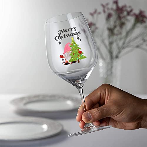Verre à vin nains de Noël (Lot de 2) : Cadeau idéal pour amateurs de vin - 6