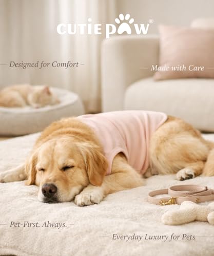 Image of CutiePaw T-Shirt for Dogs and Cats (Pack of 3) | Printed Pet T-Shirts | Dog T Shirts | Trendy Vest | Sleeveless Cotton Tshirt | Comfortable & Breathable Pet Clothing | Summer Tshirts