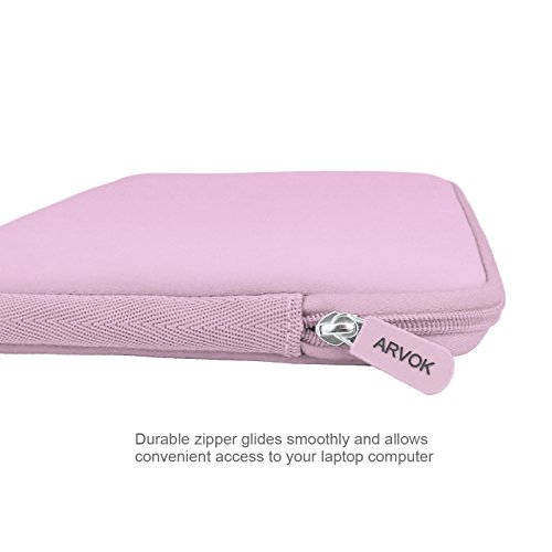 Image of ARVOK 15 15.6 16 inch Laptop Sleeve Ultra-Thin Case MacBook pro 16 inch Sleeve Water-Resistant Notebook Computer Pocket Tablet Briefcase Carrying Bag /Pouch Skin Cover for HP /Dell /Lenovo /Asus /Acer Pink
