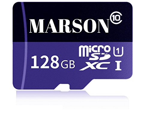 MARSON 128GB Micro SD Card High Speed Class 10 Micro SD SDXC Memory Card with Adapter