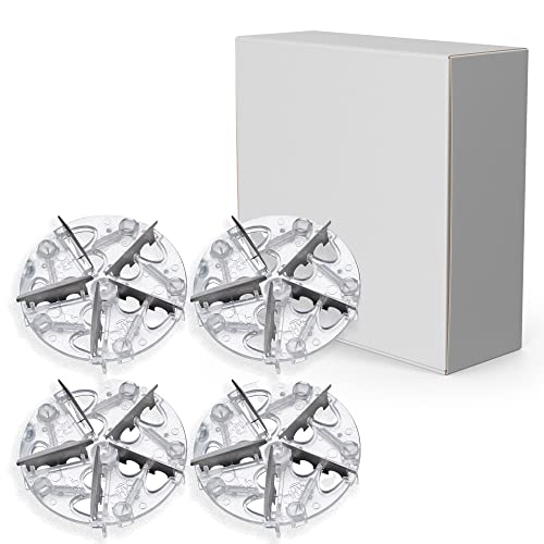 Pionix Extra Power Lint Remover Fabric Shaver Replacement Blades (4 Pack), Used to Replace The Blades of Pionix Fabric Shaver-Best Fuzz Pill Bobble Remover for Fabric Fleece Curtains Clothes, Clear