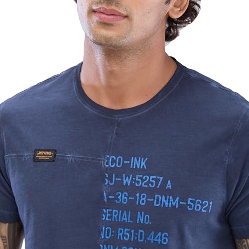 Image of Spykar Men's Comfort Fit Round Neck Half Sleeve Solid Casual T-Shirt